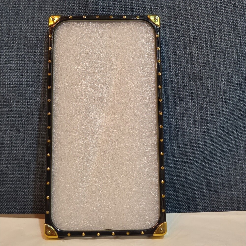 Boutique Samsung Galaxy Queen Crown Gold Square Case Shockproof - Picture 15 of 16